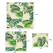 Load image into Gallery viewer, Visual Touch Palm Reusable Beeswax Cloth Wrap Food Fresh Bag Lid Cover Stretch Lid Jungle Party Bees wax wrap