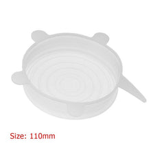Load image into Gallery viewer, 6 Pcs/Set Reusable Silicone Food Wrap Stretch Vacuum Seal Cover Saran Wrap Kitchen Organization Food Fresh Keeping Sealed lids