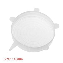Load image into Gallery viewer, 6 Pcs/Set Reusable Silicone Food Wrap Stretch Vacuum Seal Cover Saran Wrap Kitchen Organization Food Fresh Keeping Sealed lids