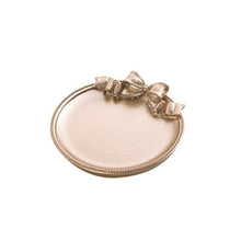 Load image into Gallery viewer, Decorative Golden Jewelry Tray Bedroom Living Room Decoration Necklace Jewelry Fruit Plate Crafts Trinket Tray Organizer