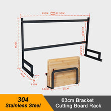 Load image into Gallery viewer, Kitchen stainless steel sink drain rack kitchen shelf DIY dishes cutlery dry drain rack 2 layer storage rack pantry organizer