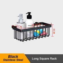 Load image into Gallery viewer, Kitchen stainless steel sink drain rack kitchen shelf DIY dishes cutlery dry drain rack 2 layer storage rack pantry organizer