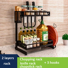 Load image into Gallery viewer, Kitchen stainless steel sink drain rack kitchen shelf DIY dishes cutlery dry drain rack 2 layer storage rack pantry organizer