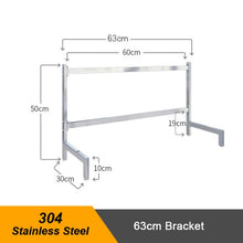 Load image into Gallery viewer, Kitchen stainless steel sink drain rack kitchen shelf DIY dishes cutlery dry drain rack 2 layer storage rack pantry organizer