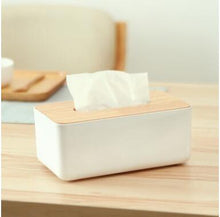 Load image into Gallery viewer, RSCHEF  Home Kitchen  Wooden  Plastic Tissue Box  Solid Wood Napkin Holder Case Simple  Stylish