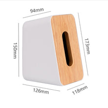 Load image into Gallery viewer, RSCHEF  Home Kitchen  Wooden  Plastic Tissue Box  Solid Wood Napkin Holder Case Simple  Stylish